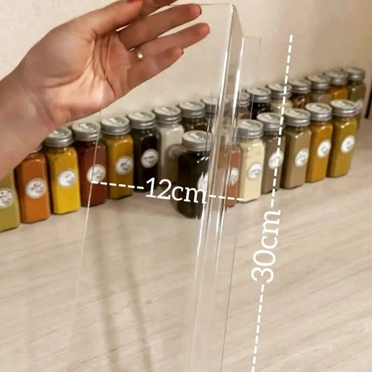 استند آکرولیک نظم دهنده جا ادویه شیشه مکارتی
