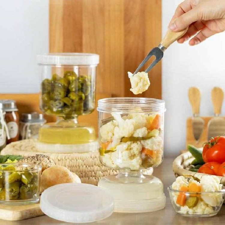 ظرف نگهدارنده ترشیجات و خیارشور و زیتون آکام