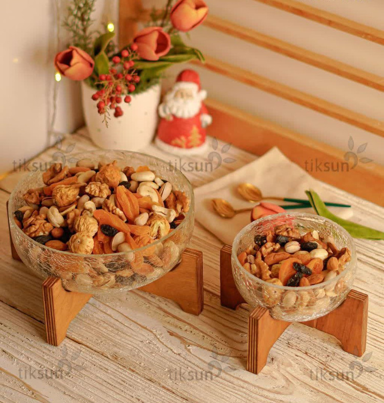 نقل خوری آبگز پایه چوب