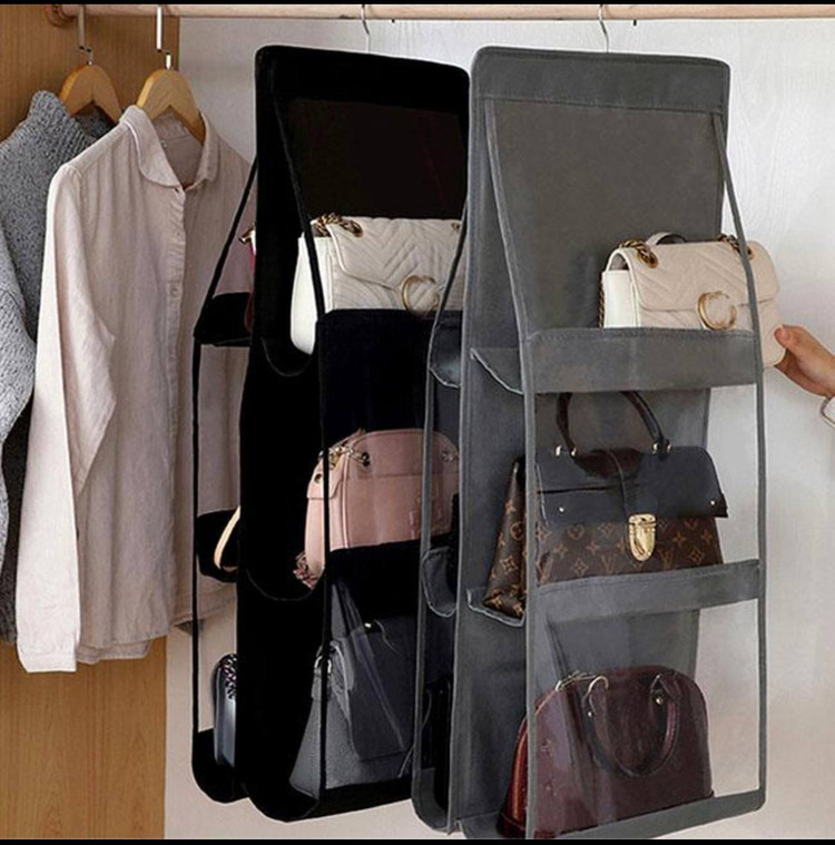 آویز نظم دهنده کیف دستی چهار طبقه