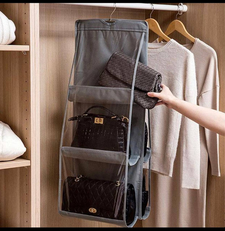 آویز نظم دهنده کیف دستی چهار طبقه