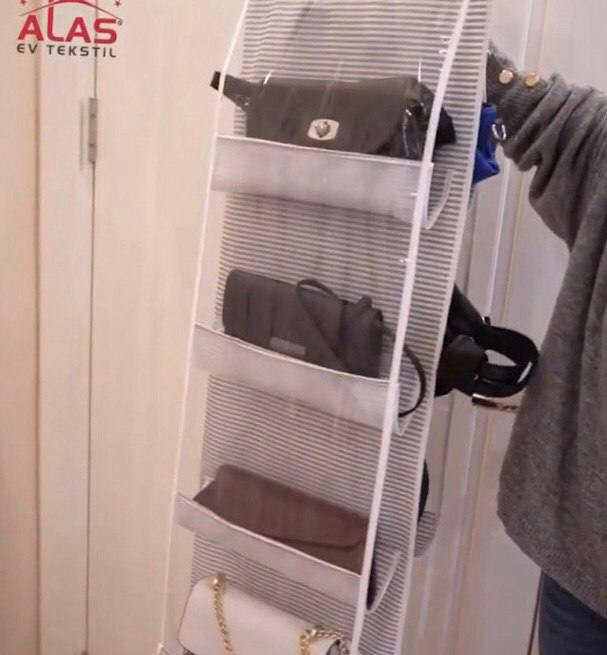 آویز نظم دهنده کیف دستی چهار طبقه