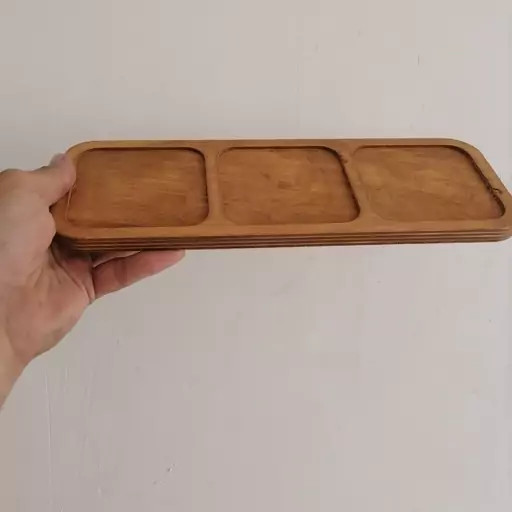 زیره چوبی گرد - مربع