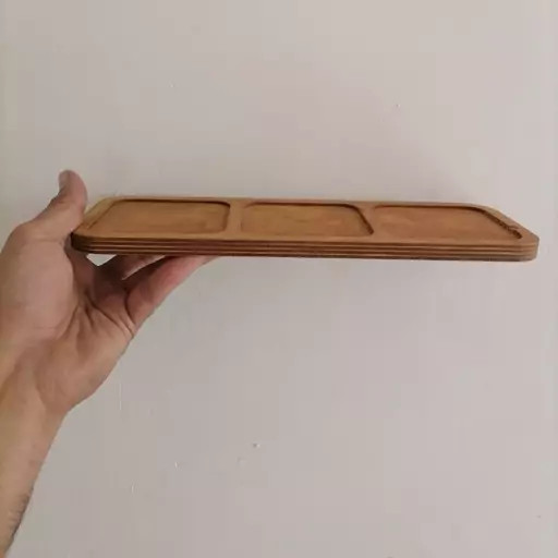 زیره چوبی گرد - مربع