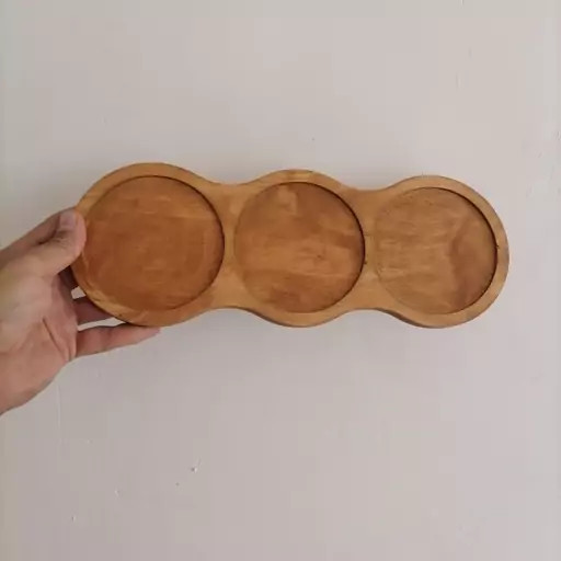 زیره چوبی گرد - مربع