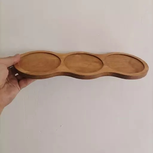 زیره چوبی گرد - مربع