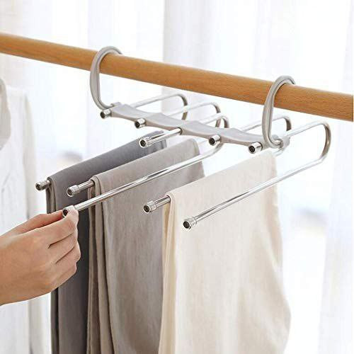 آویز عصایی استیل نظم دهنده شلوار