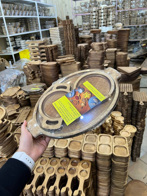 ست صبحانه خوری چوبی ۳تیکه