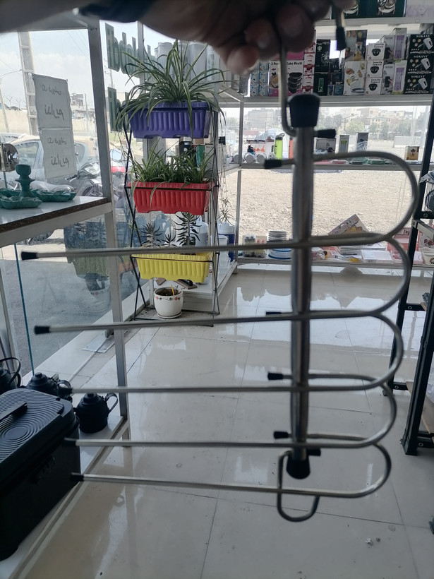 آویز عصایی استیل نظم دهنده شلوار