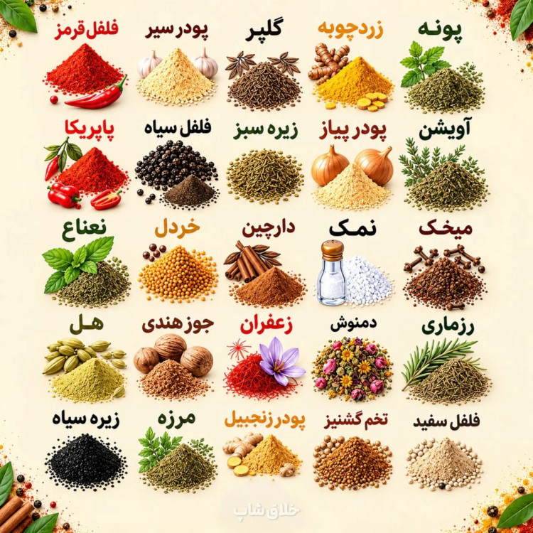 لیبل رنگی ضد آب شیشه ادویه مکارتی
